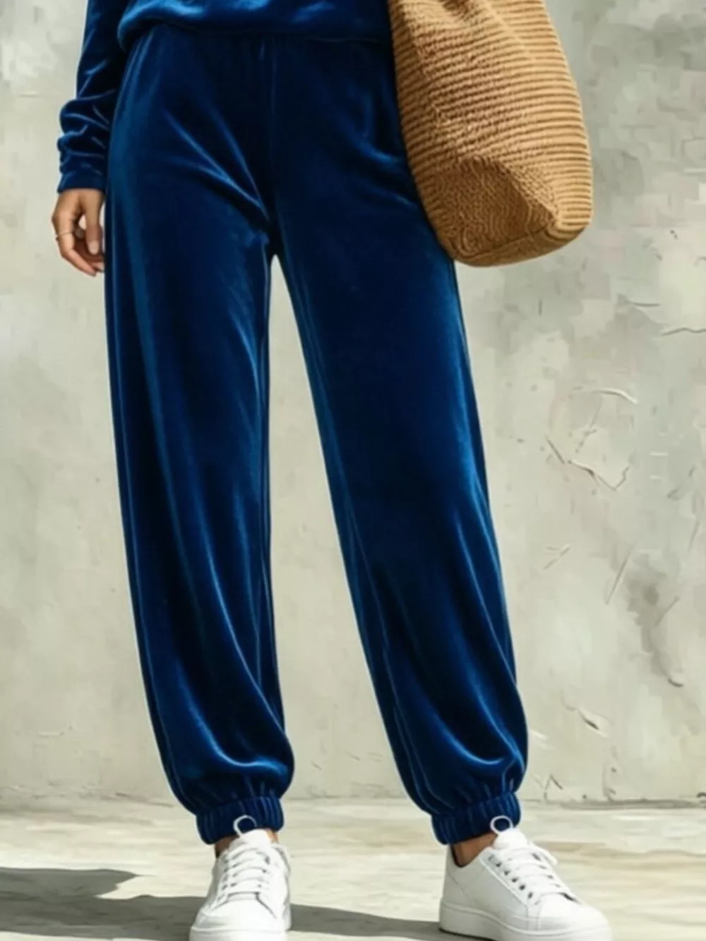 Full Size Velvet Cowl Neck Top and Pants Set Plus Size, image 18
