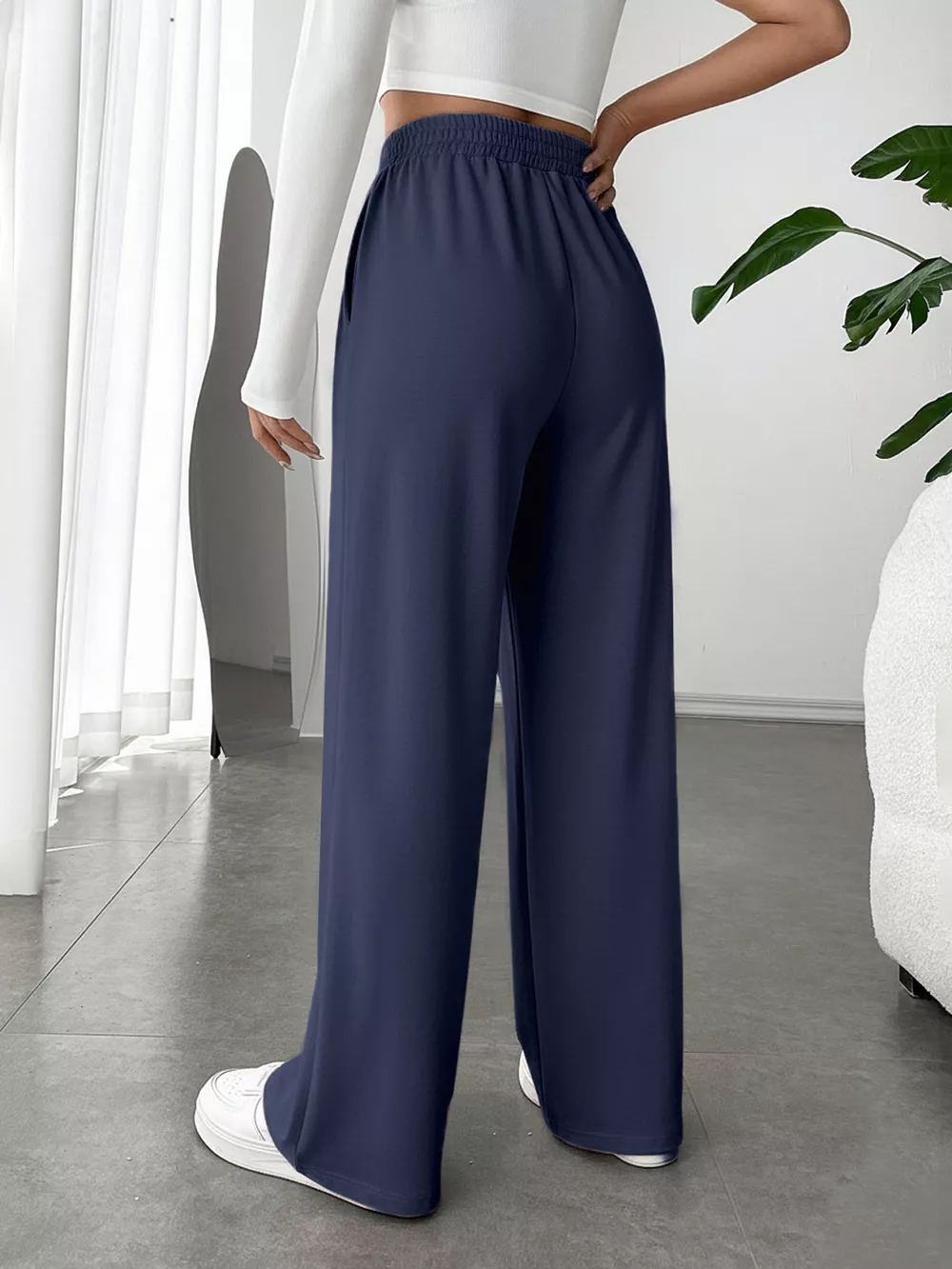 Wide Leg High Waist Pants, image 3