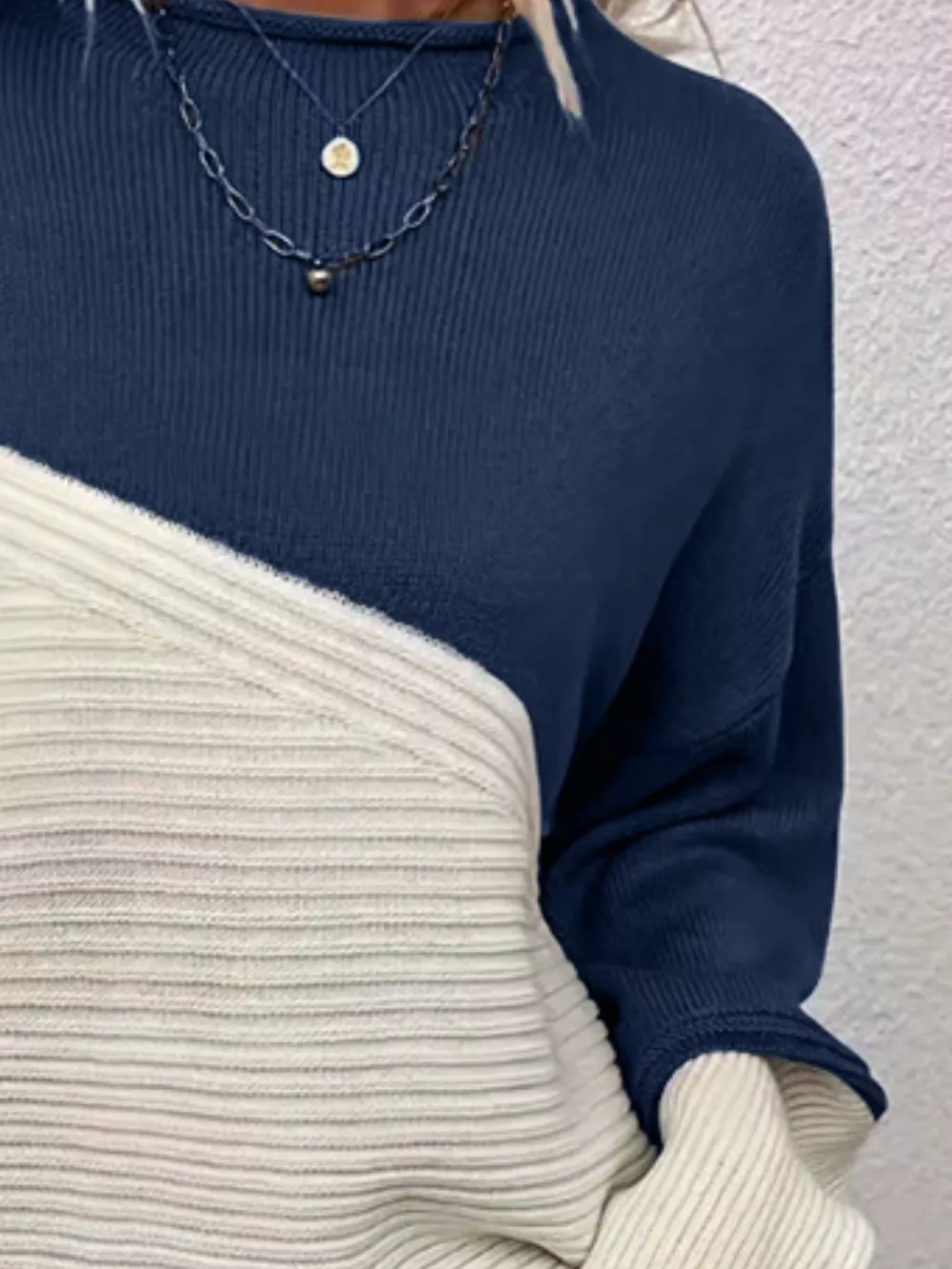 Color Block Ribbed Knit Sweater, image 22