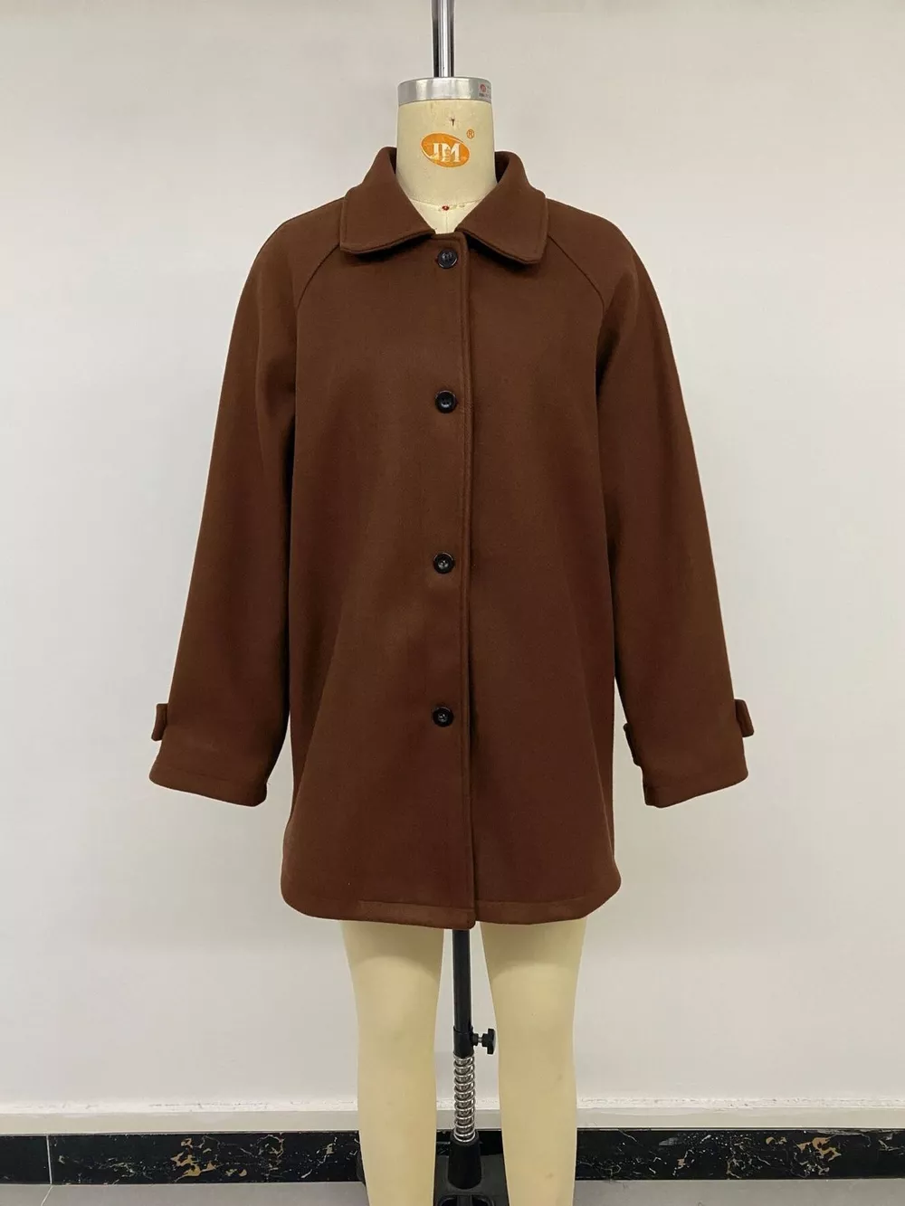 Single-Breasted Raglan Sleeve Outerwear, image 12