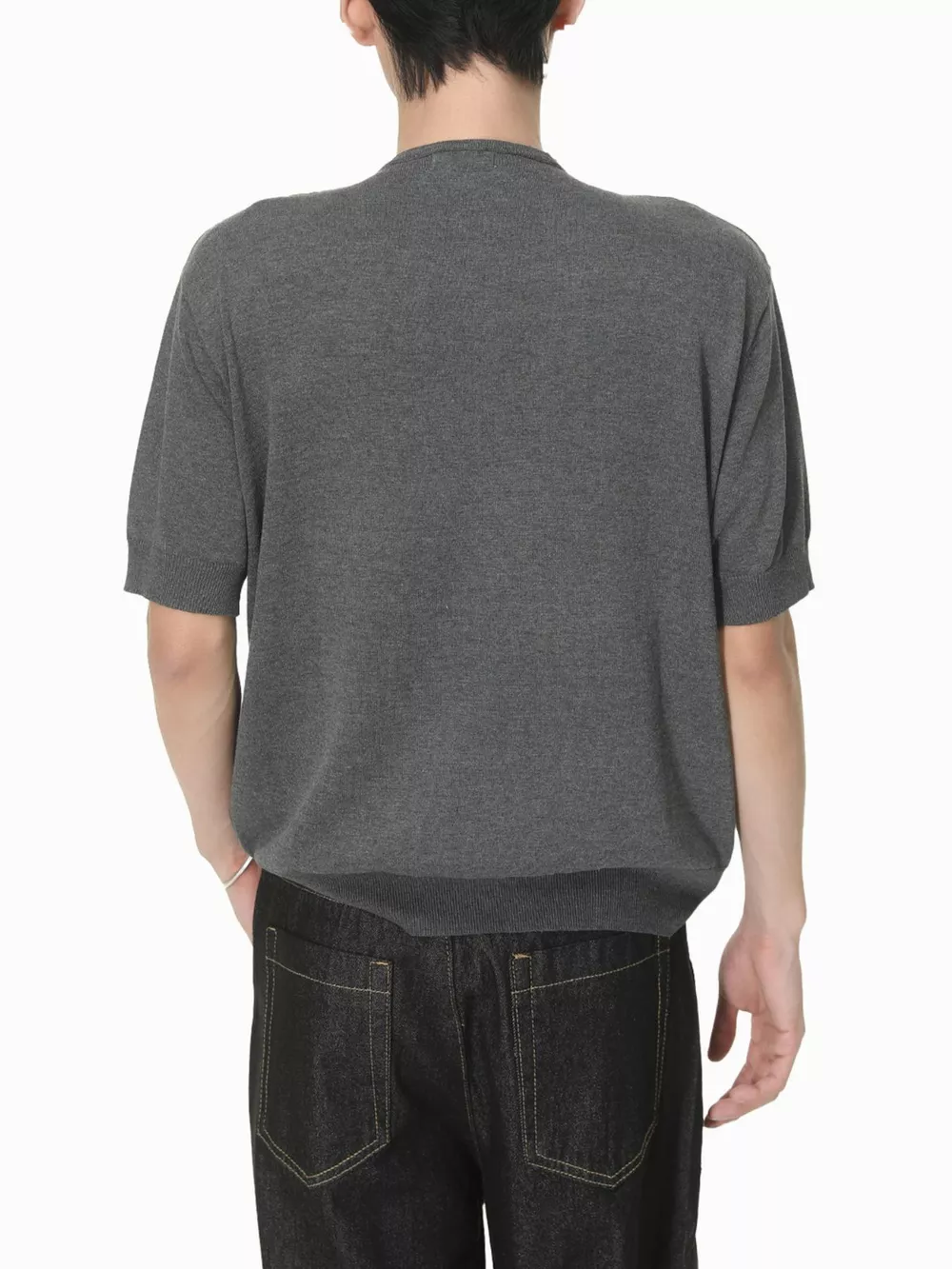 Men's Henley T-Shirt with Button Detail, image 4