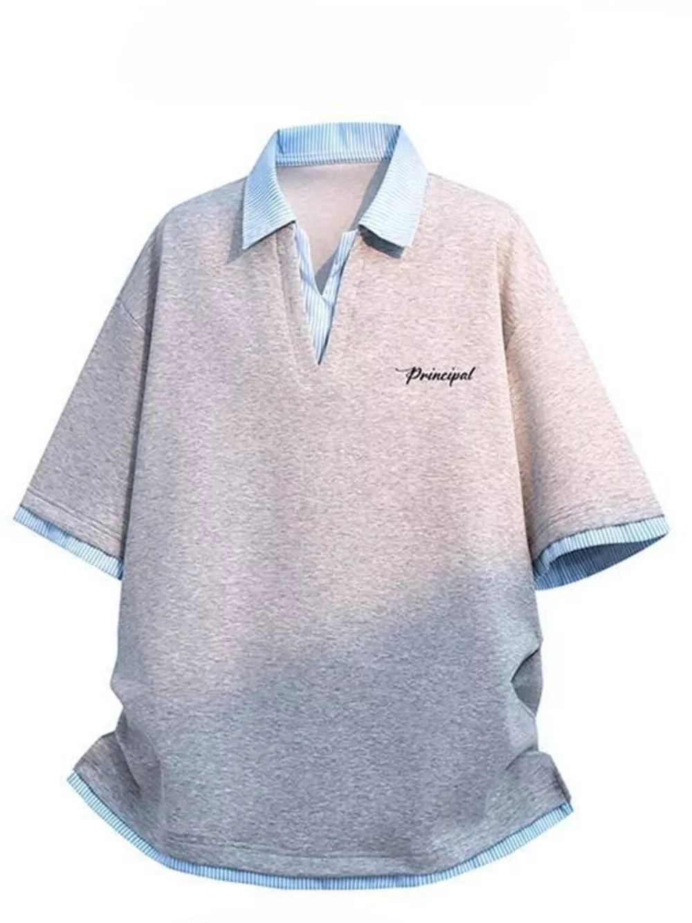 Men's Half Sleeve Loose Polo, image 3