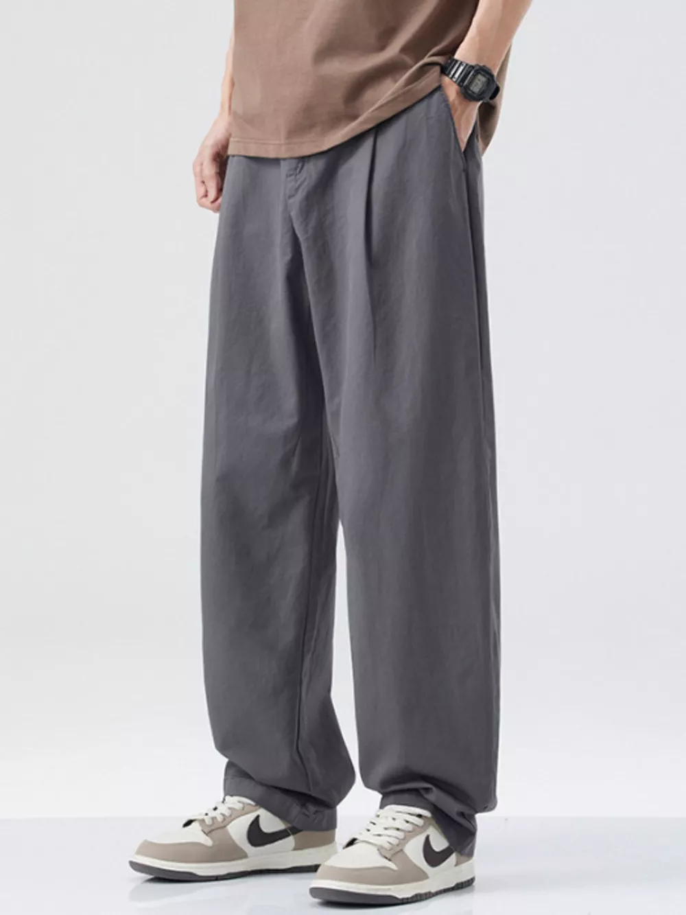 Men's Wide Leg Casual Pants, image 4
