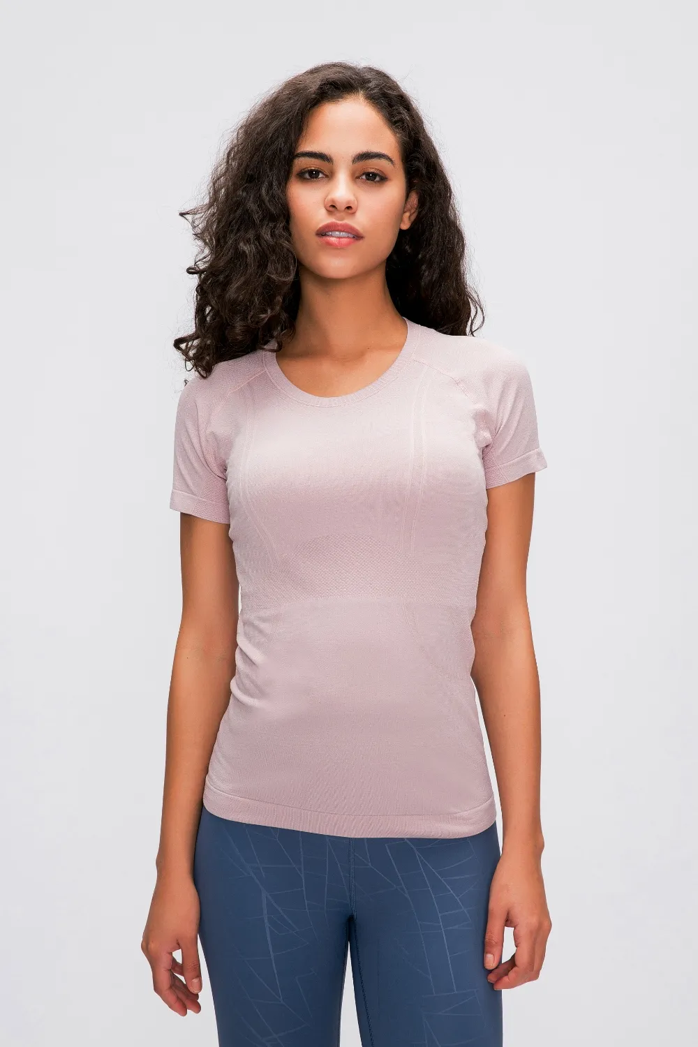 Round Neck Short Sleeve Active T-Shirt, image 3