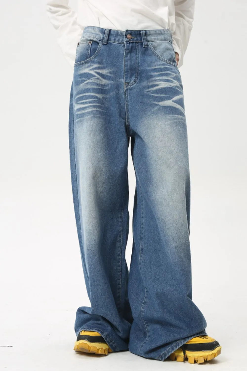 Wide Leg Jeans with Pockets, image 5