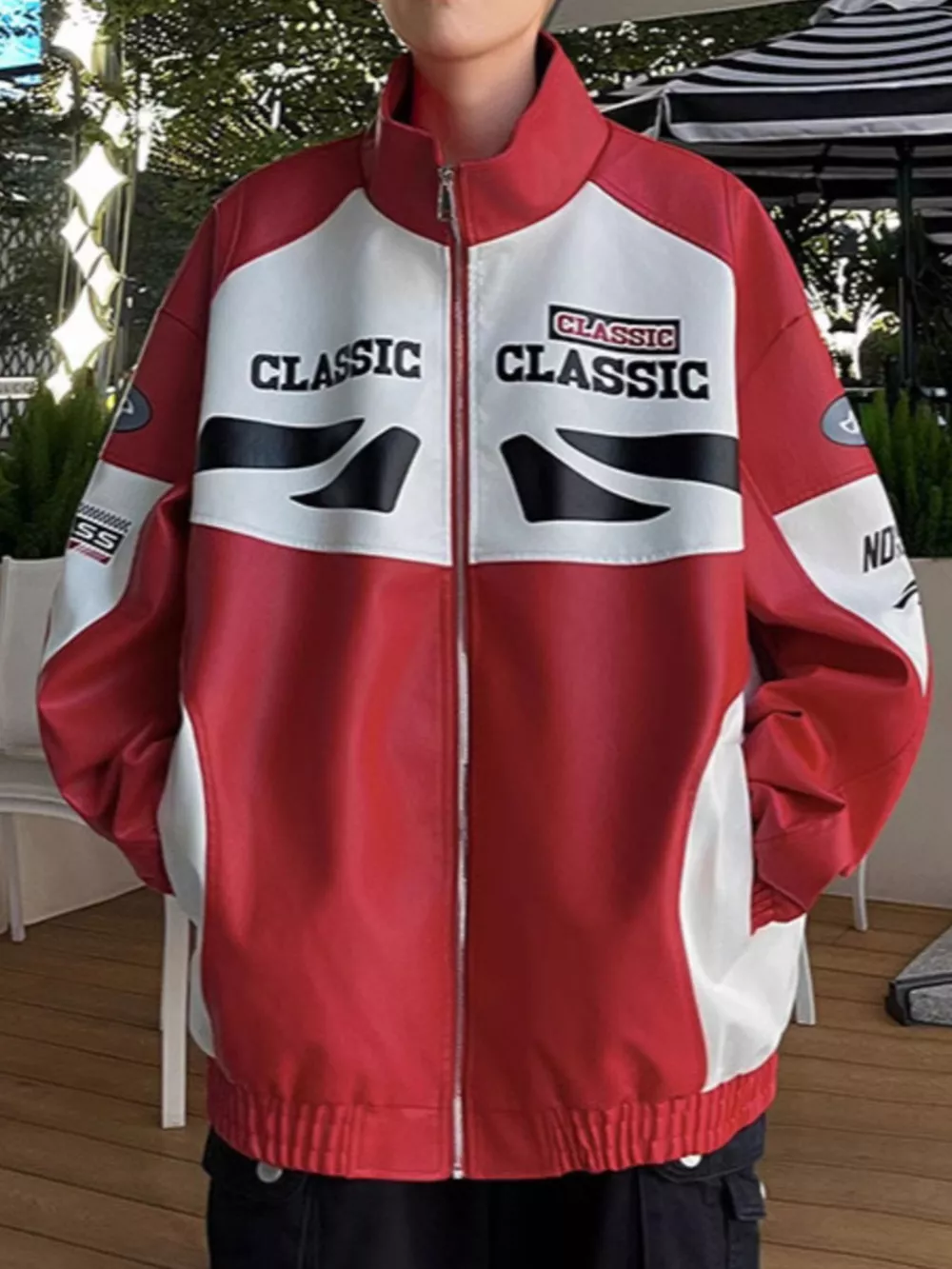 Men's Plus Size Zip Up Long Sleeve Jacket, image 2