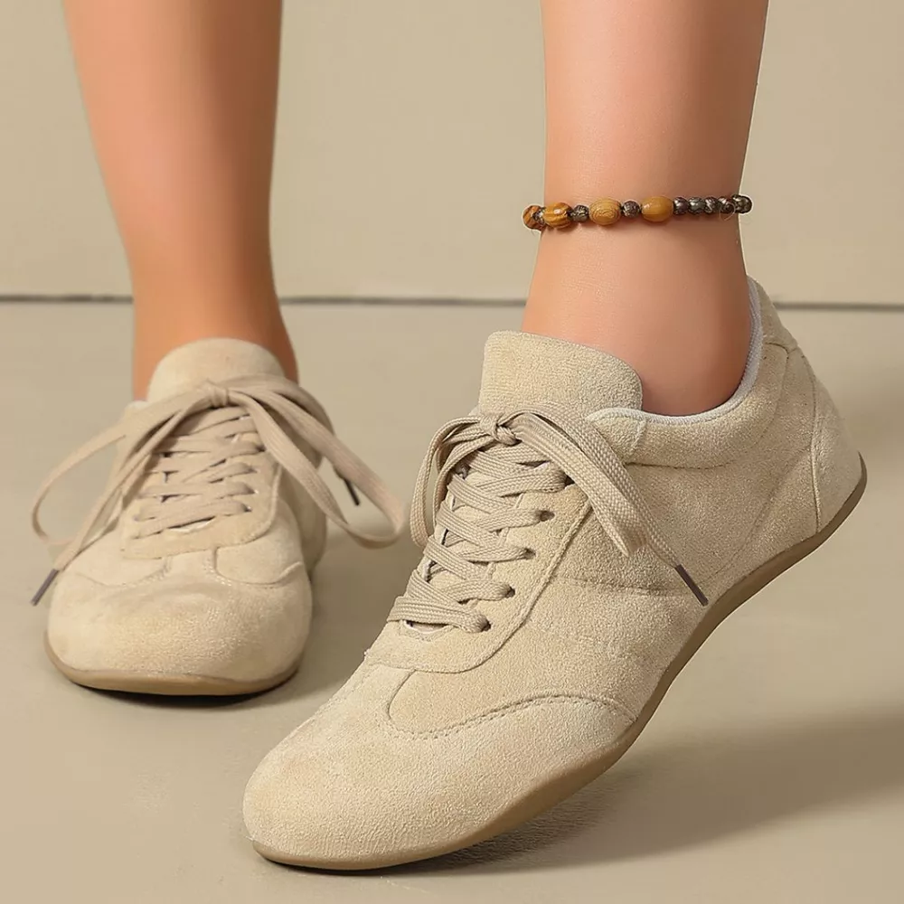 Round Toe Lace Up Sneakers, image 6