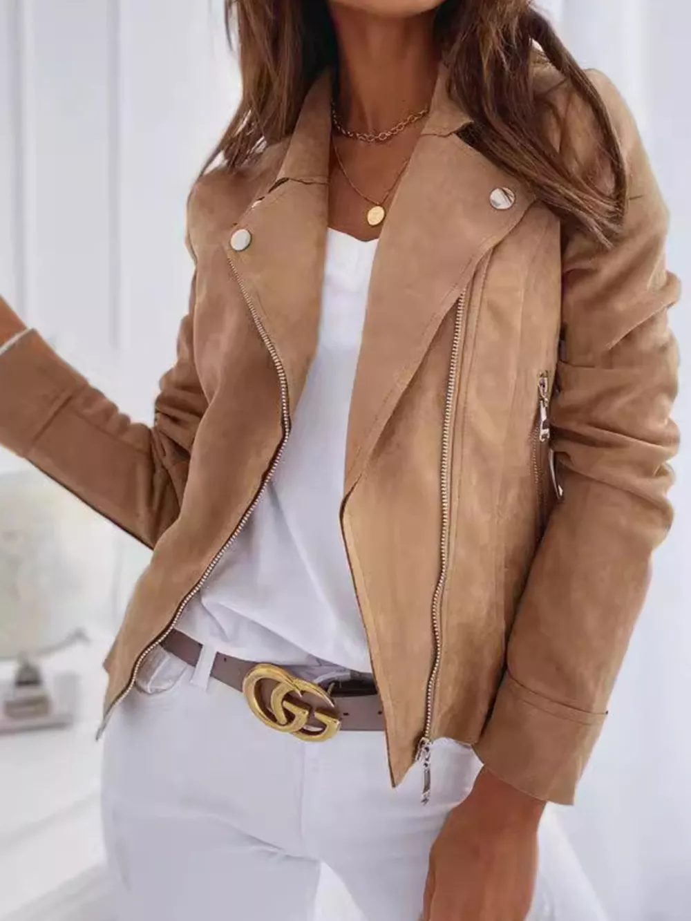 Zip Up Long Sleeve Jacket, image 4