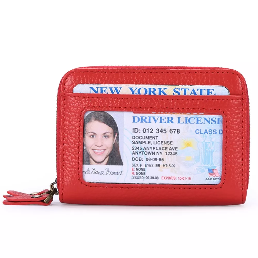 Leather Card Case with ID Window, image 2