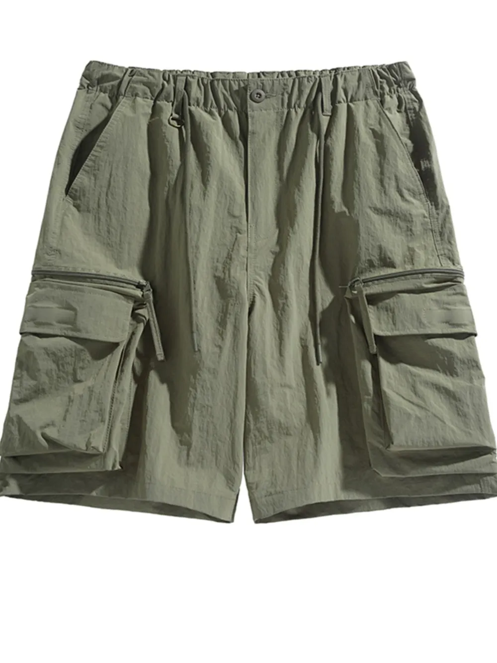 Men's Elastic Waist Cargo Short