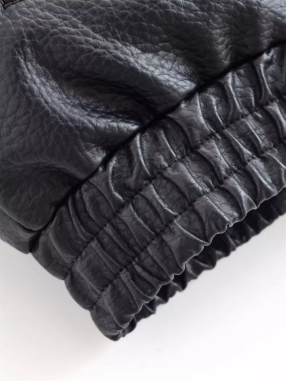 Asymmetrical Faux Leather Moto Jacket, image 6