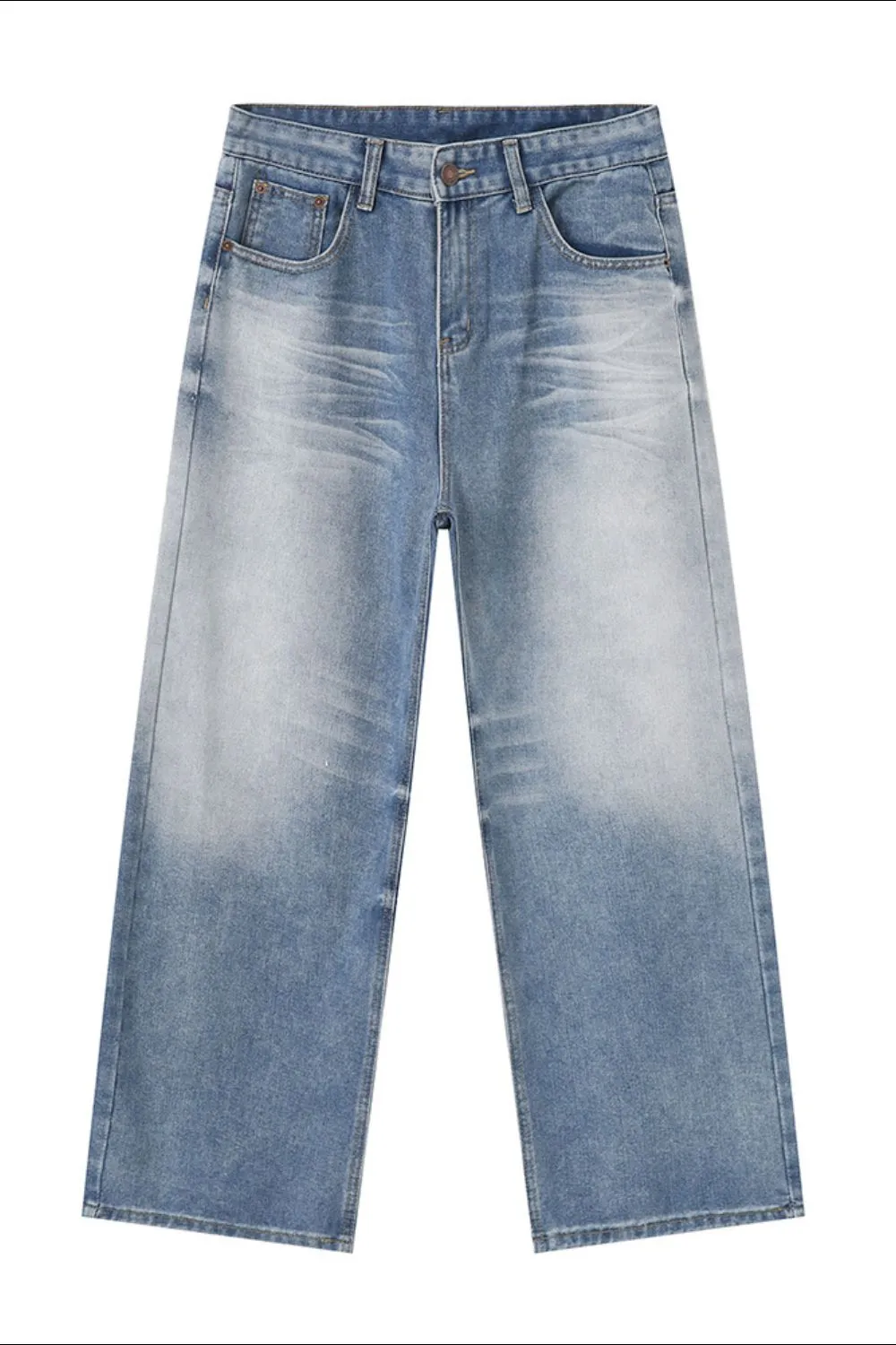 Wide Leg Jeans with Pockets, image 6