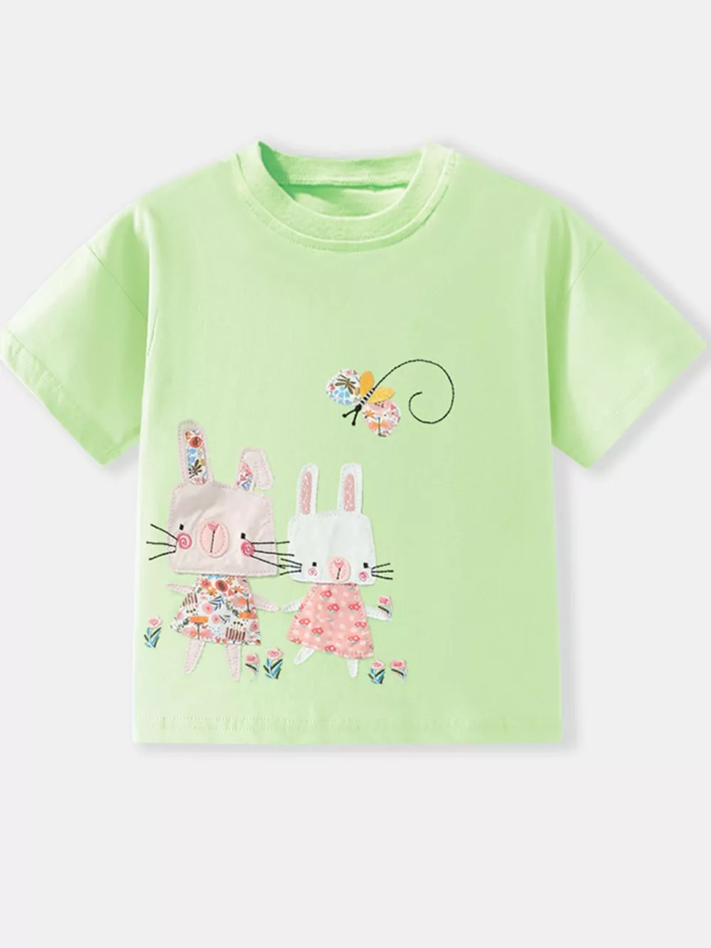 Children's Cartoon Bunny Short Sleeve Tee, image 2