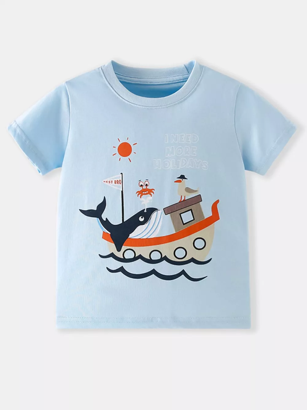 Children's Shark Graphic Short Sleeve Tee, image 2
