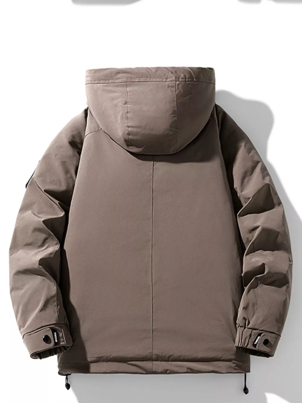 Men's Plus Size Hooded Winter Padded Jacket, image 4