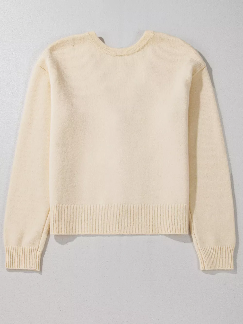Bow Front Long Sleeve Cardigan, image 2