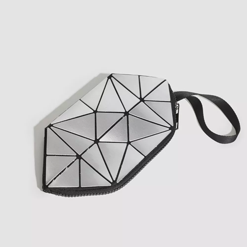 Geometric Leather Wristlet, image 3