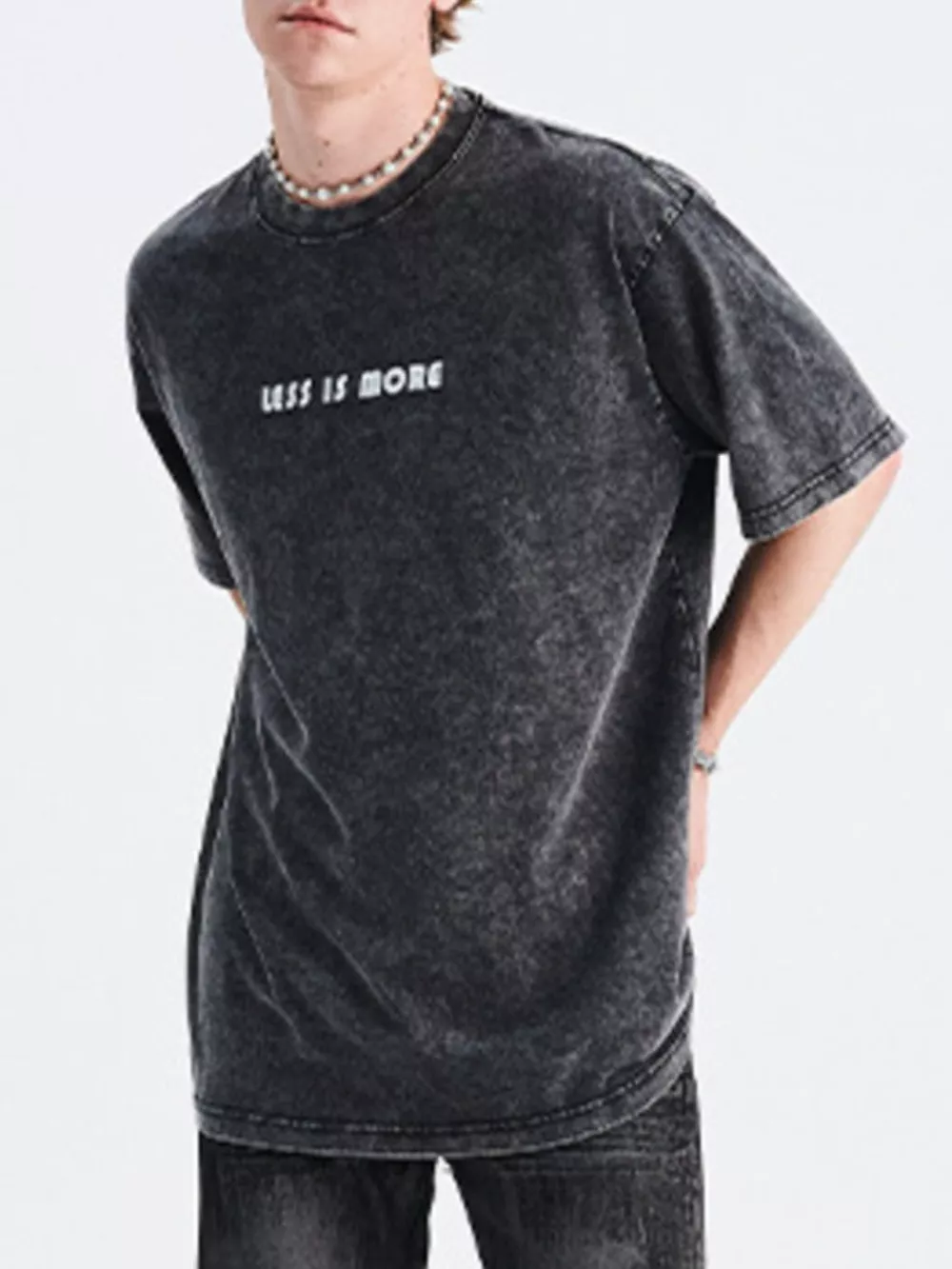 Men's Graphic Round Neck Short Sleeve T-Shirt, image 2