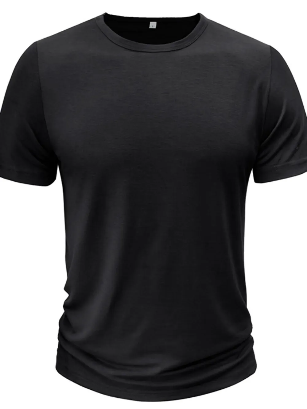 Men's Full Size Classic Fitted Crew Neck T-Shirt Plus Size, image 3