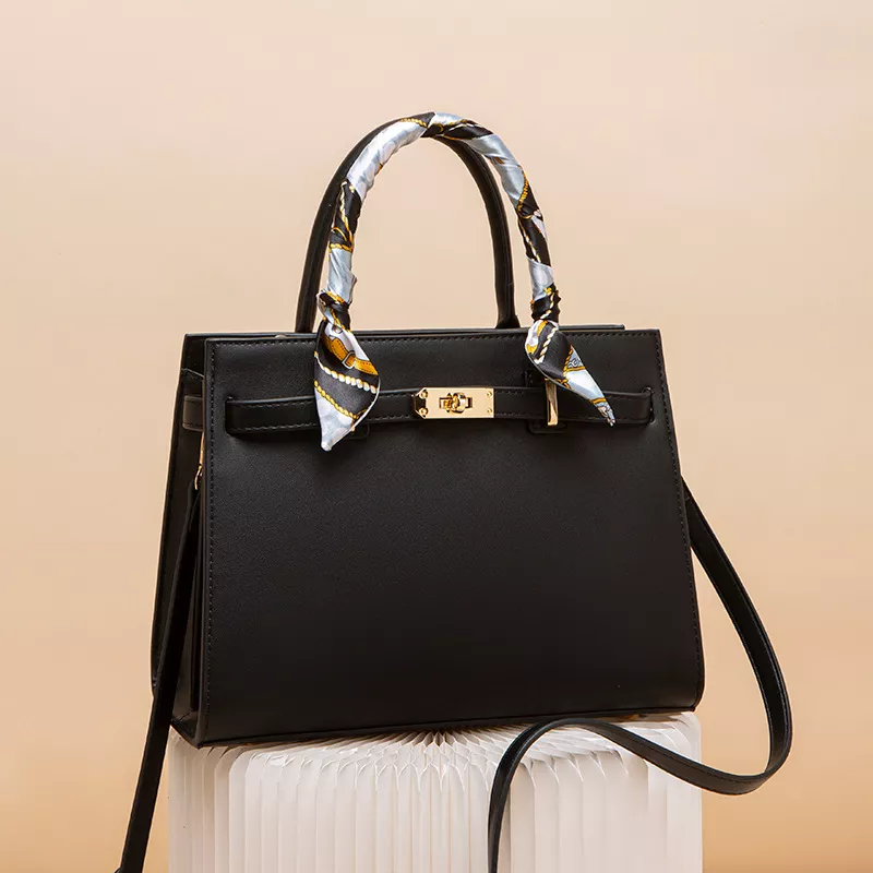 Top Handle Leather Handbag, image 3