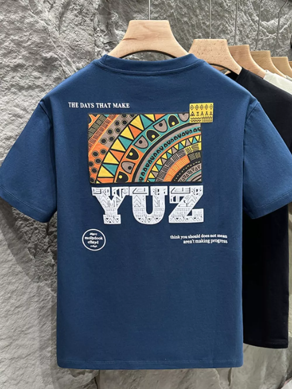 Men's Plus Size Graphic Cotton Short Sleeve T-Shirt, image 10