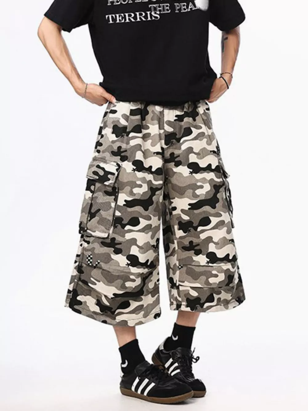 Men's Camo Cargo Shorts, image 6