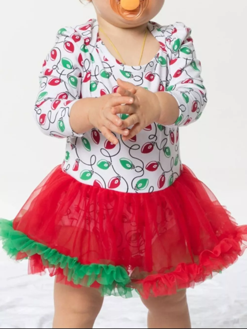 Children's Christmas One Piece Dress with Headband, image 2