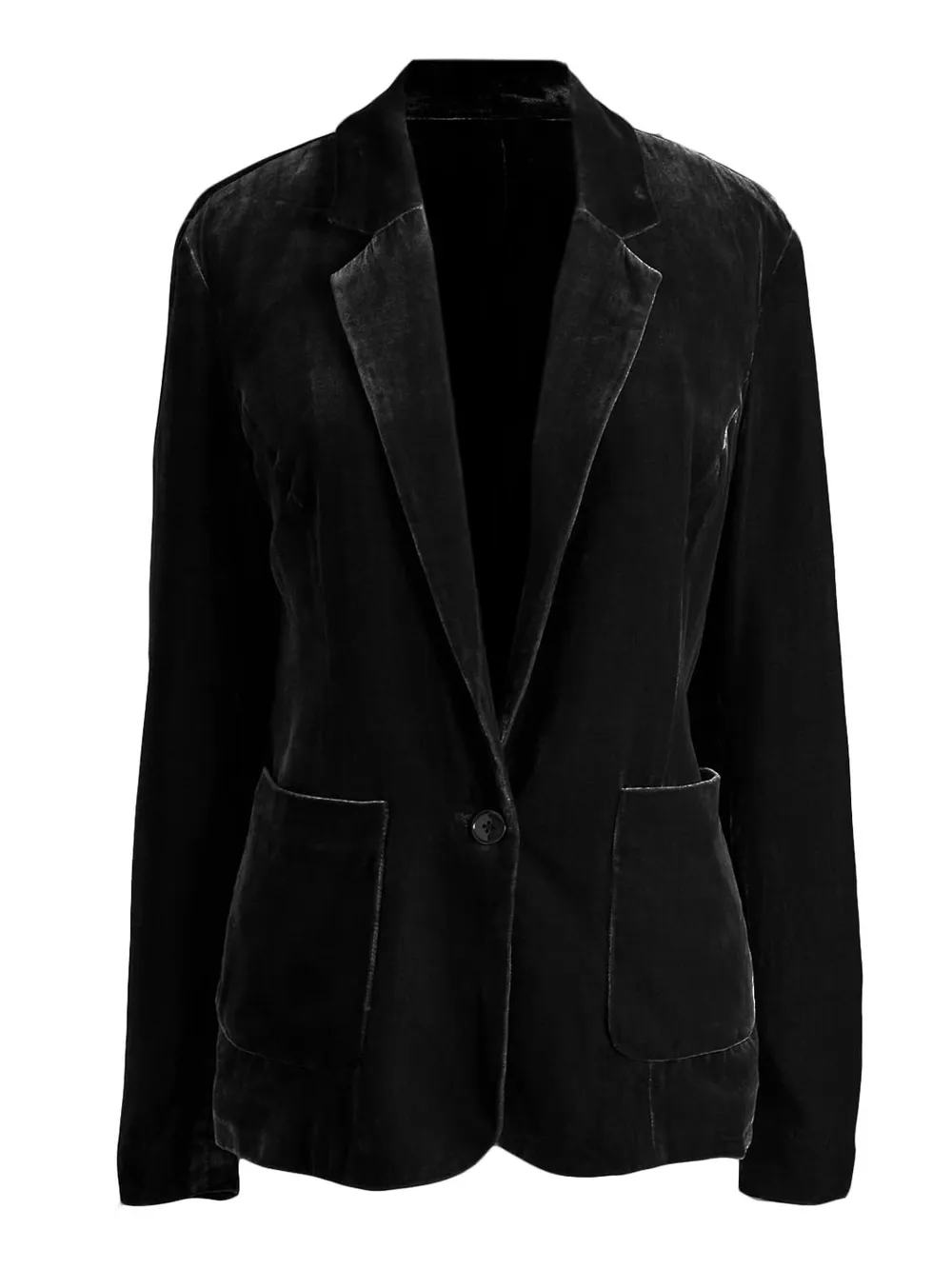 Pocketed Button Up Lapel Collar Blazer, image 4