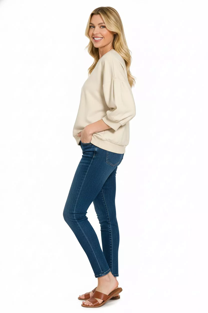 Scuba Dolman Sleeve Sweatshirt, image 3