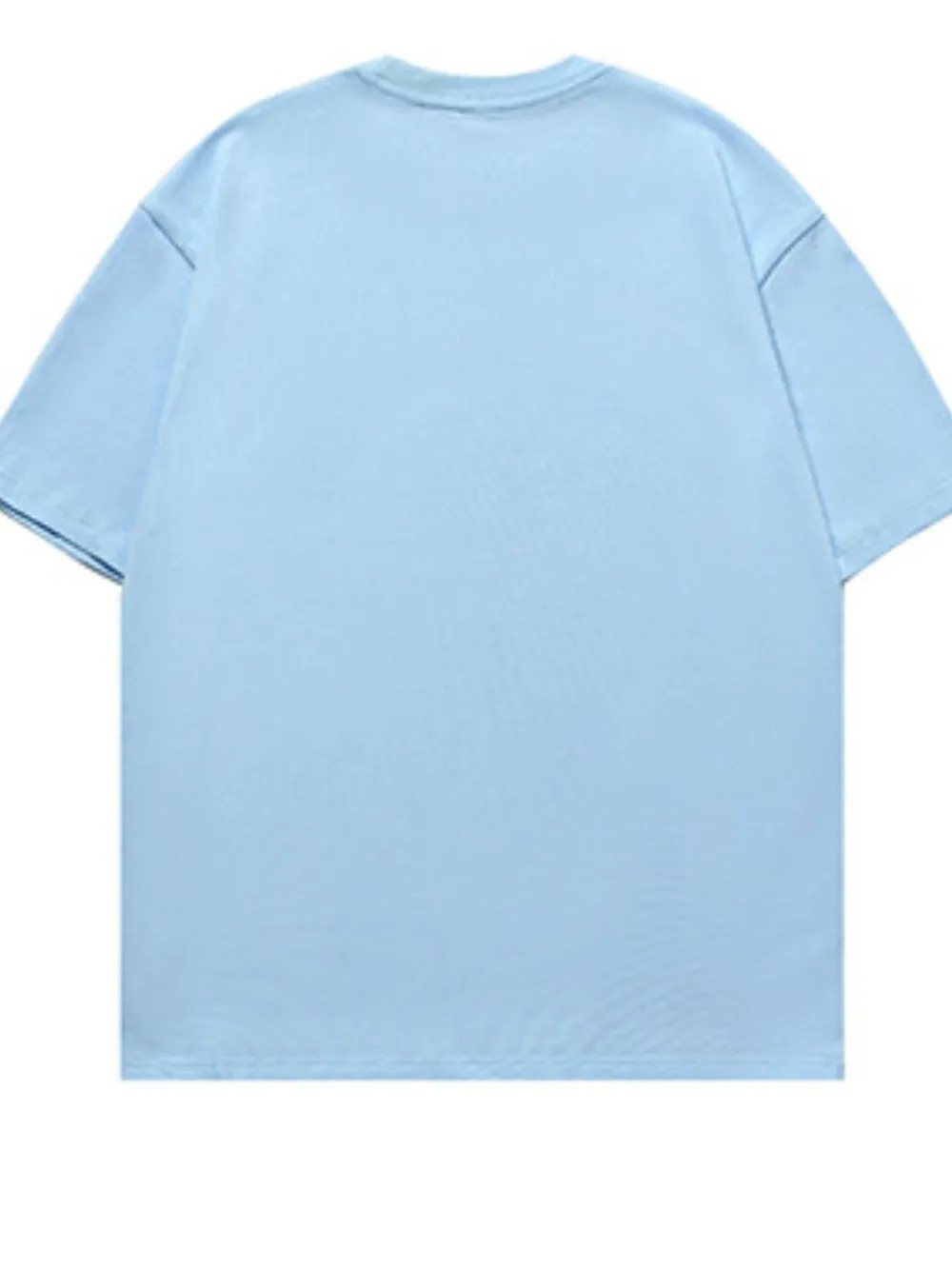 Men's Plus Size Round Neck Half Sleeve T-Shirt, image 6