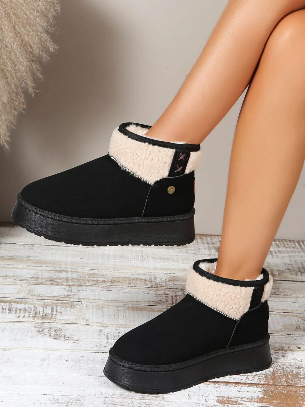 Platform Sherpa Lined Winter Boots, image 4
