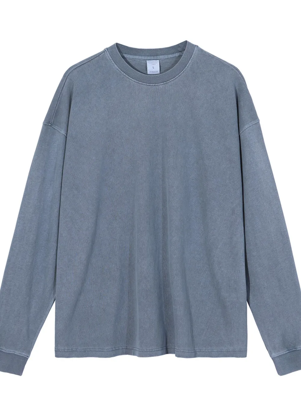 Men's Oversized Long Sleeve Casual T-Shirt, image 12