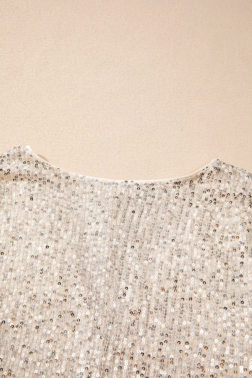 Sparkling Sequin Long Sleeve Bodysuit, image 4