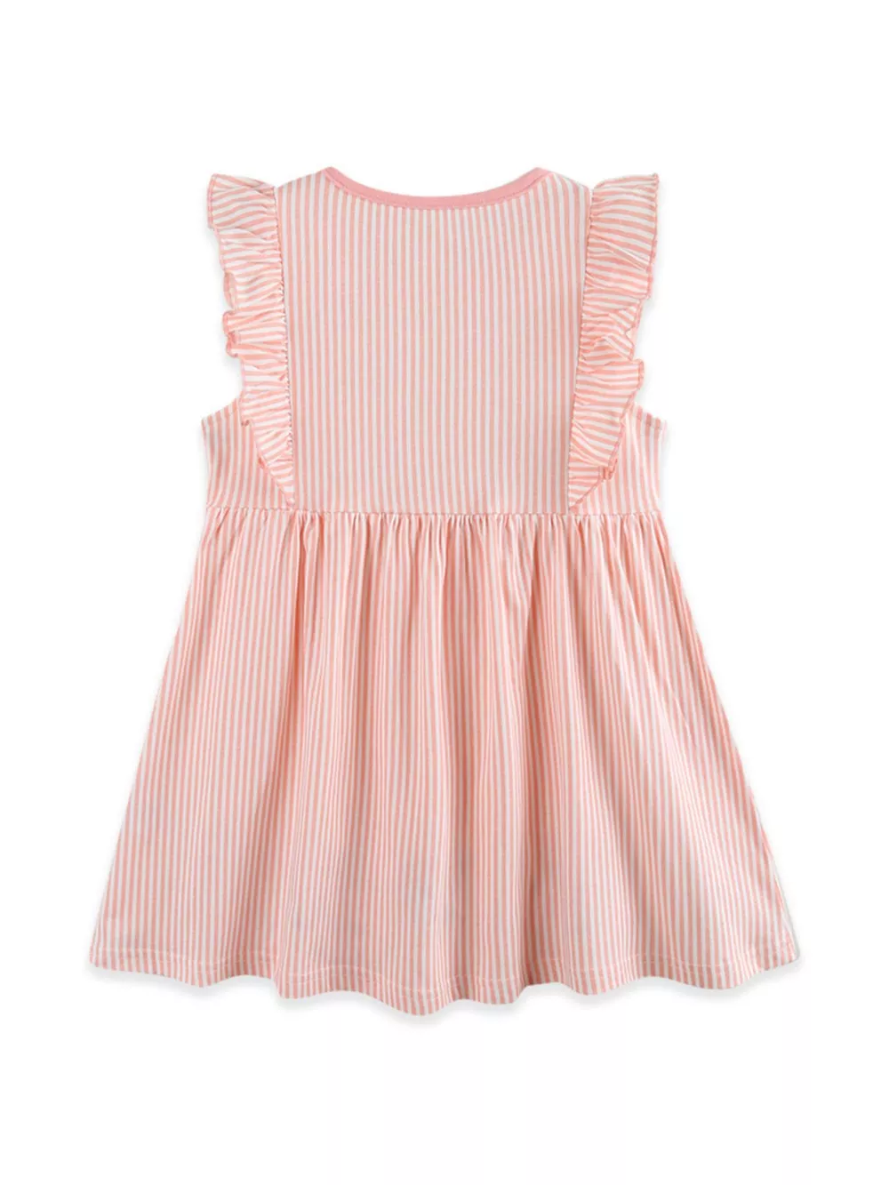 Children's Embroidered Bunny Ruffle Sleeve Dress, image 5