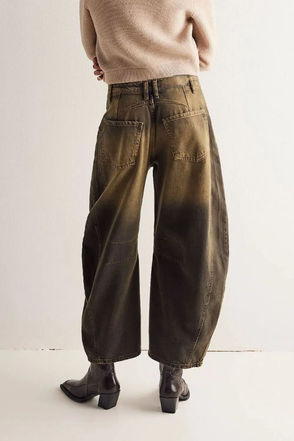 Wide Leg Jeans with Pockets, image 3