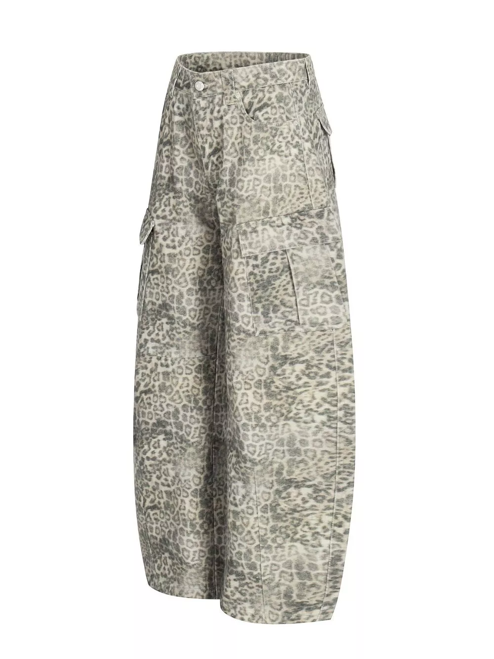 Men's Leopard Print Cargo Pants, image 2