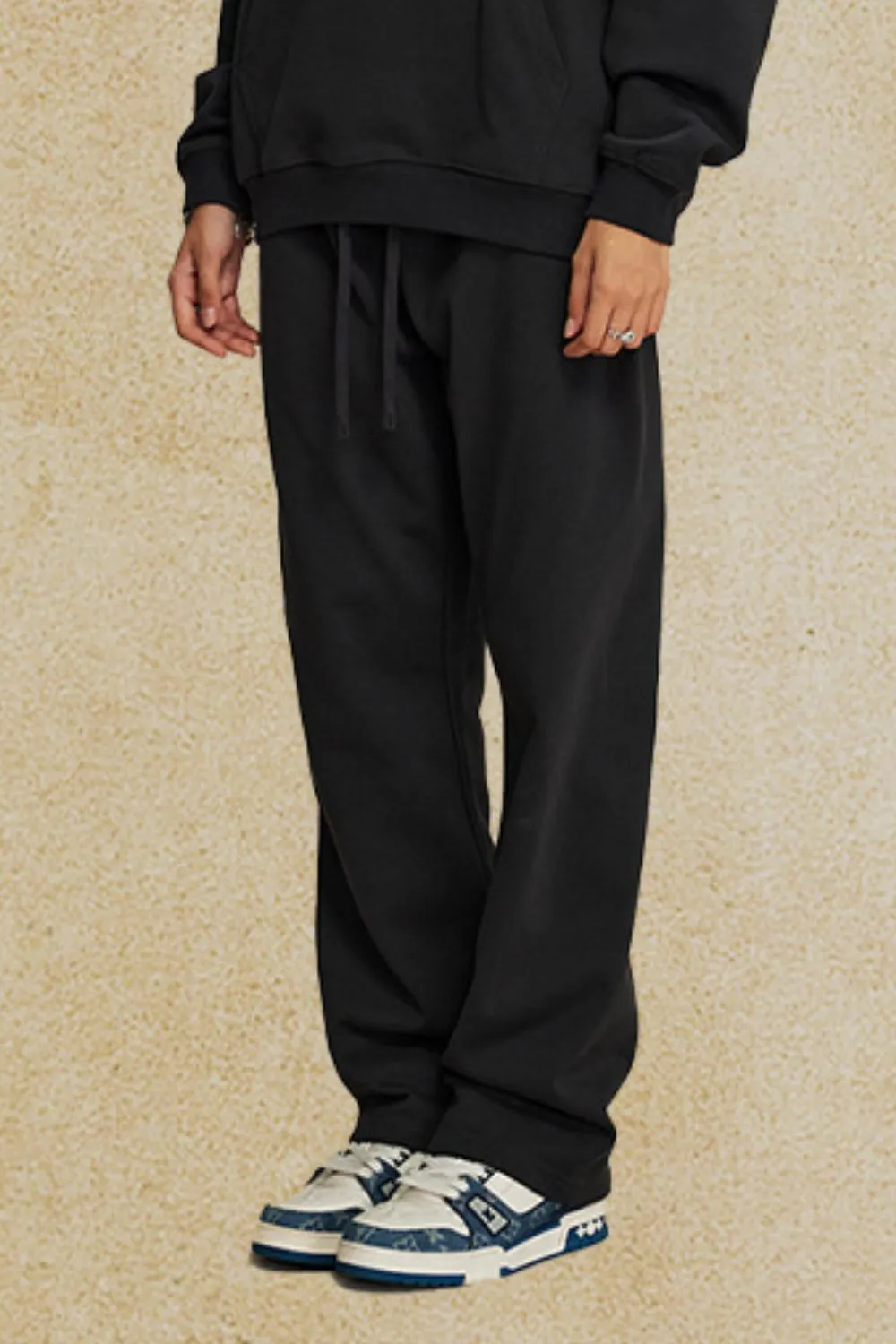 Men's Drawstring Loose Fit Pants, image 12