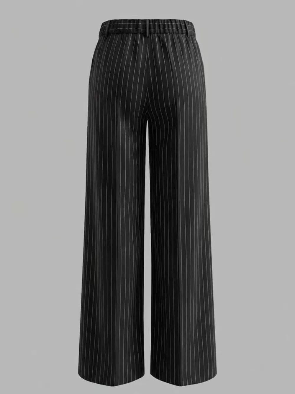 High-Waisted Striped Wide-Leg Pants, image 3