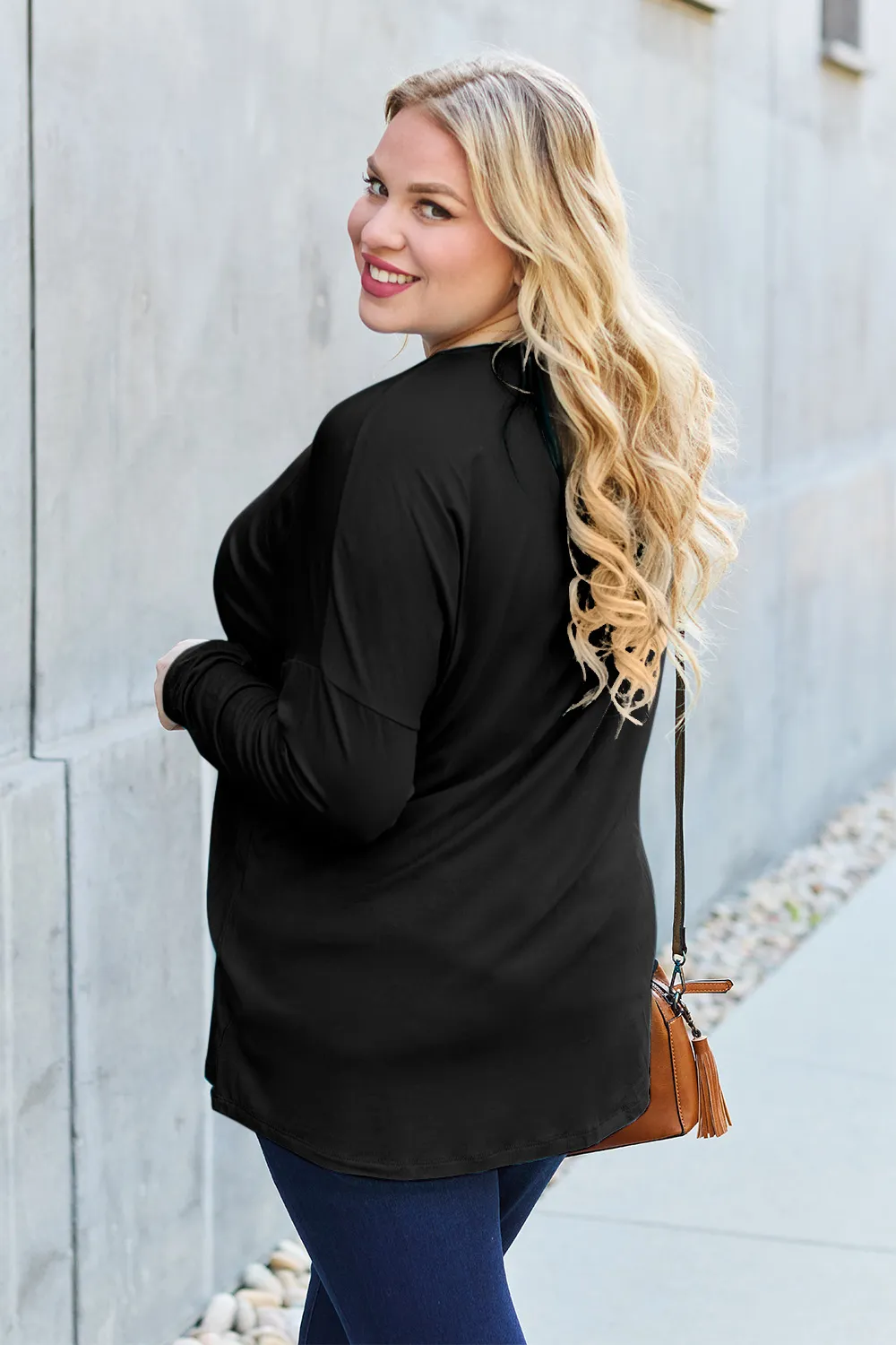 Full Size Round Neck Dropped Shoulder T-Shirt, image 4