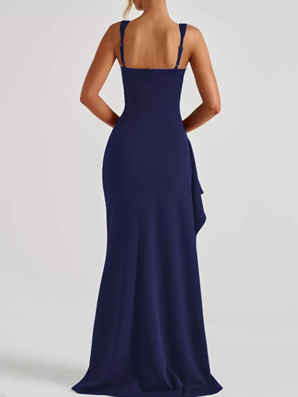 Slit Square Neck Maxi Dress, image 12