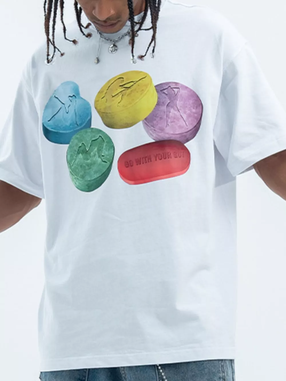 Men's Graphic Round Neck T-Shirt, image 5