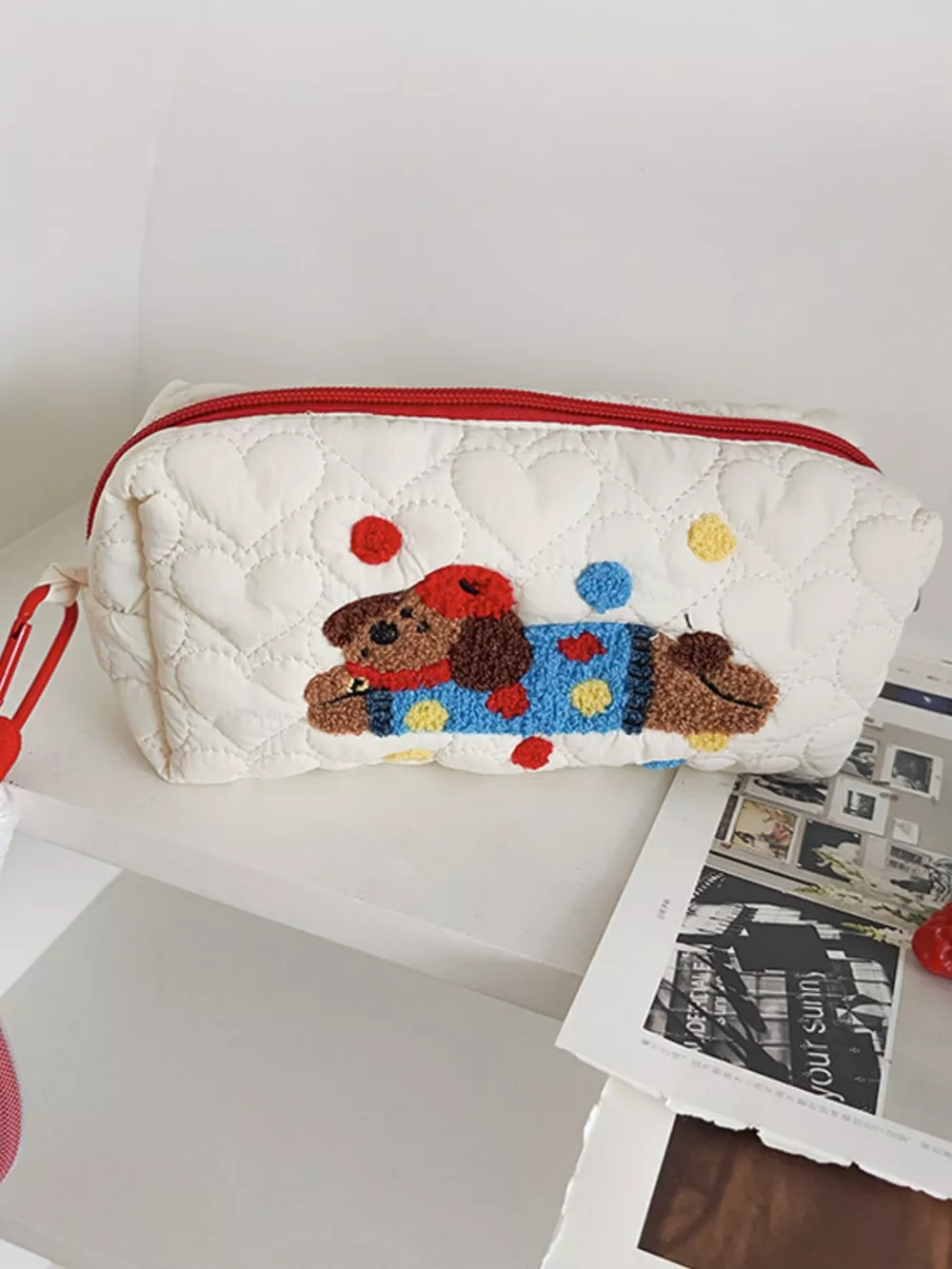 Dog Quilted Wristlet, image 5