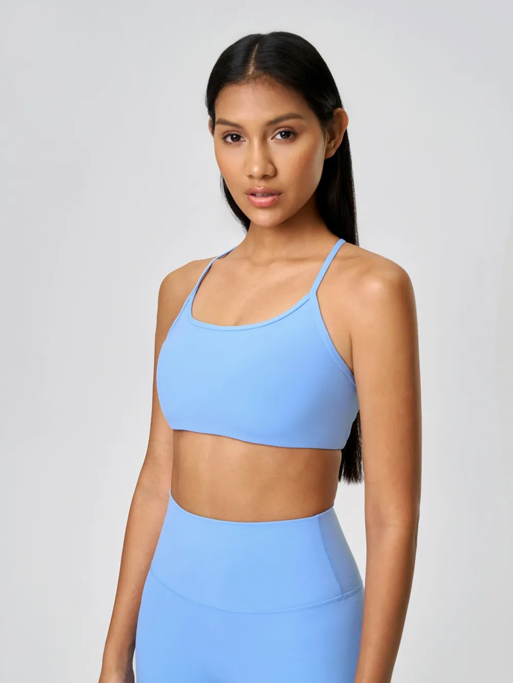 Crisscross Back Scoop Neck Active Cami with Detachable Chest Pads, image 6