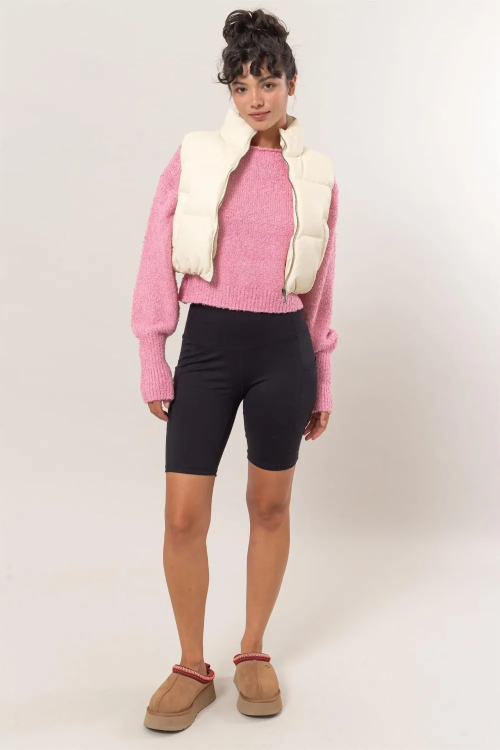 Pocketed Solid Vest Coat, image 4