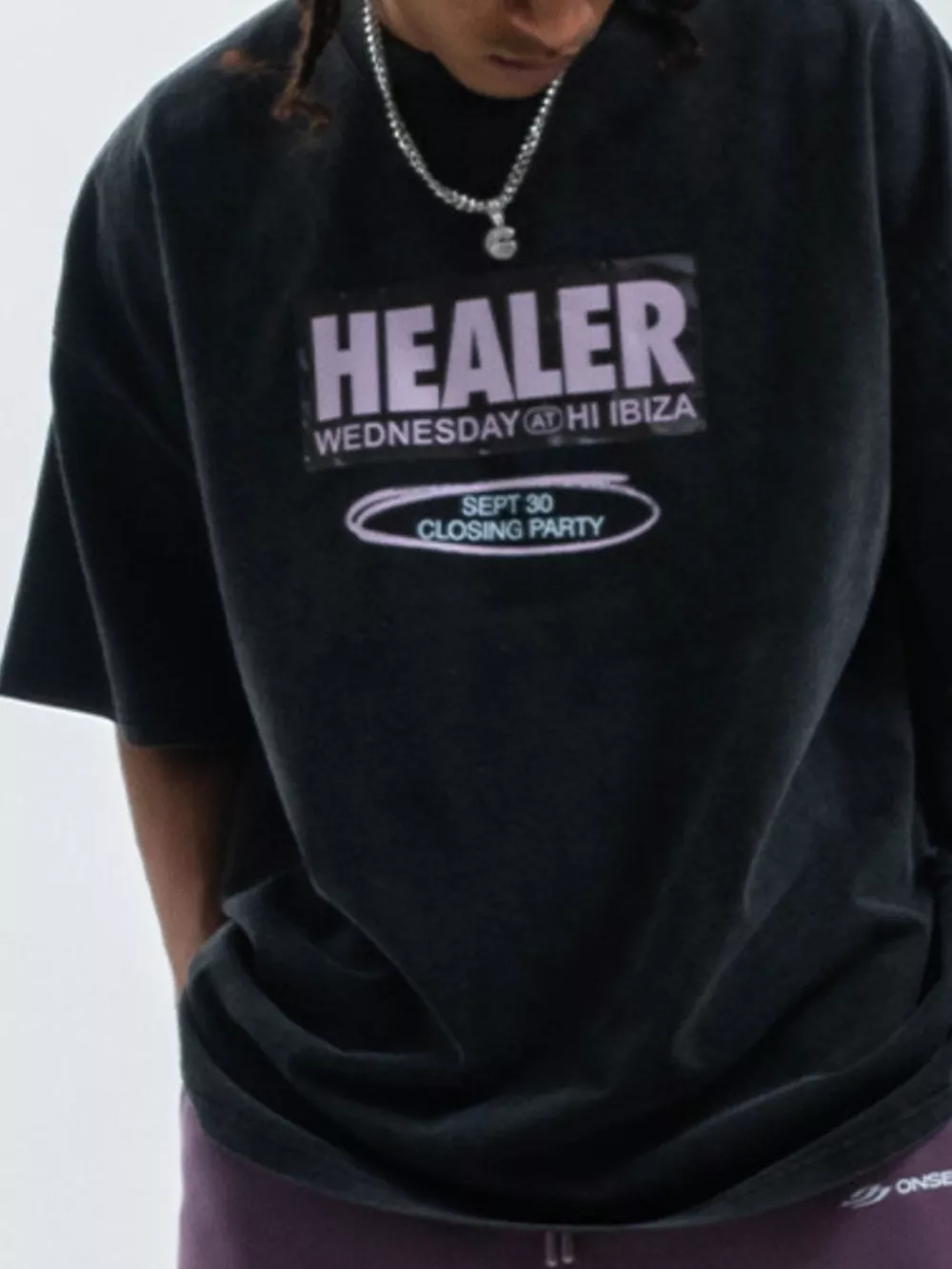 Men's Letter Round Neck Half Sleeve T-Shirt, image 2