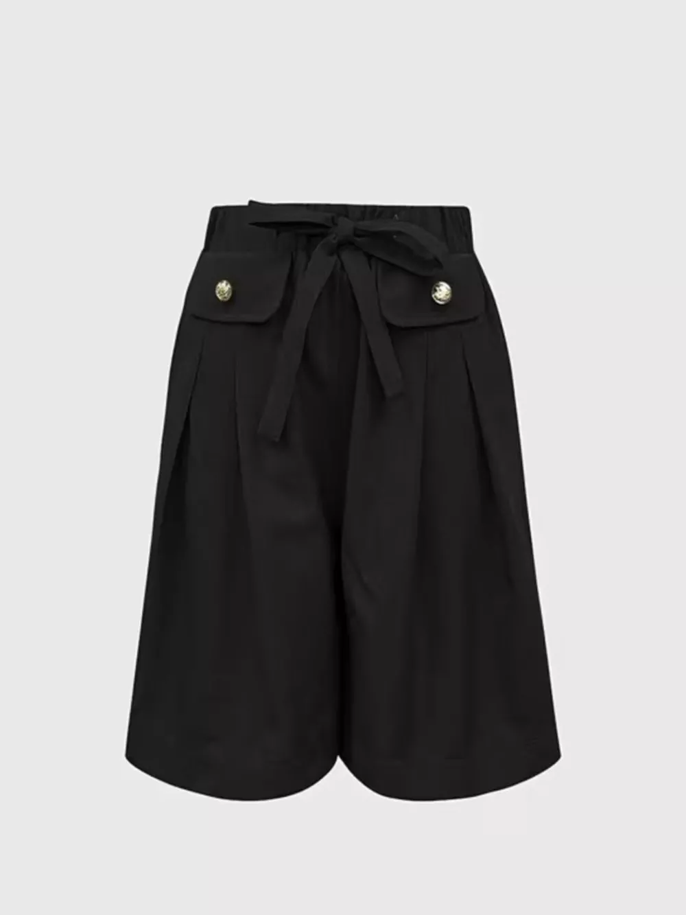 High-Waisted Drawstring Shorts, image 7
