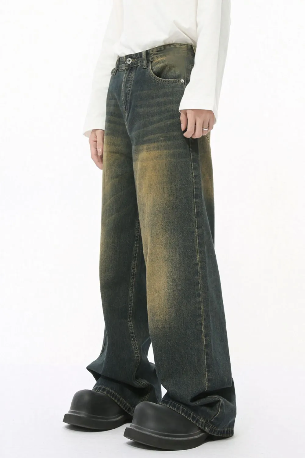Men's Cat's Whisker Wide Leg Jeans, image 8