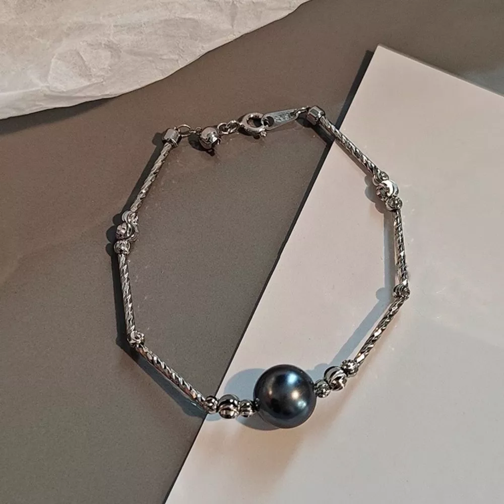 Pearl Accent Chain Bracelet, image 4