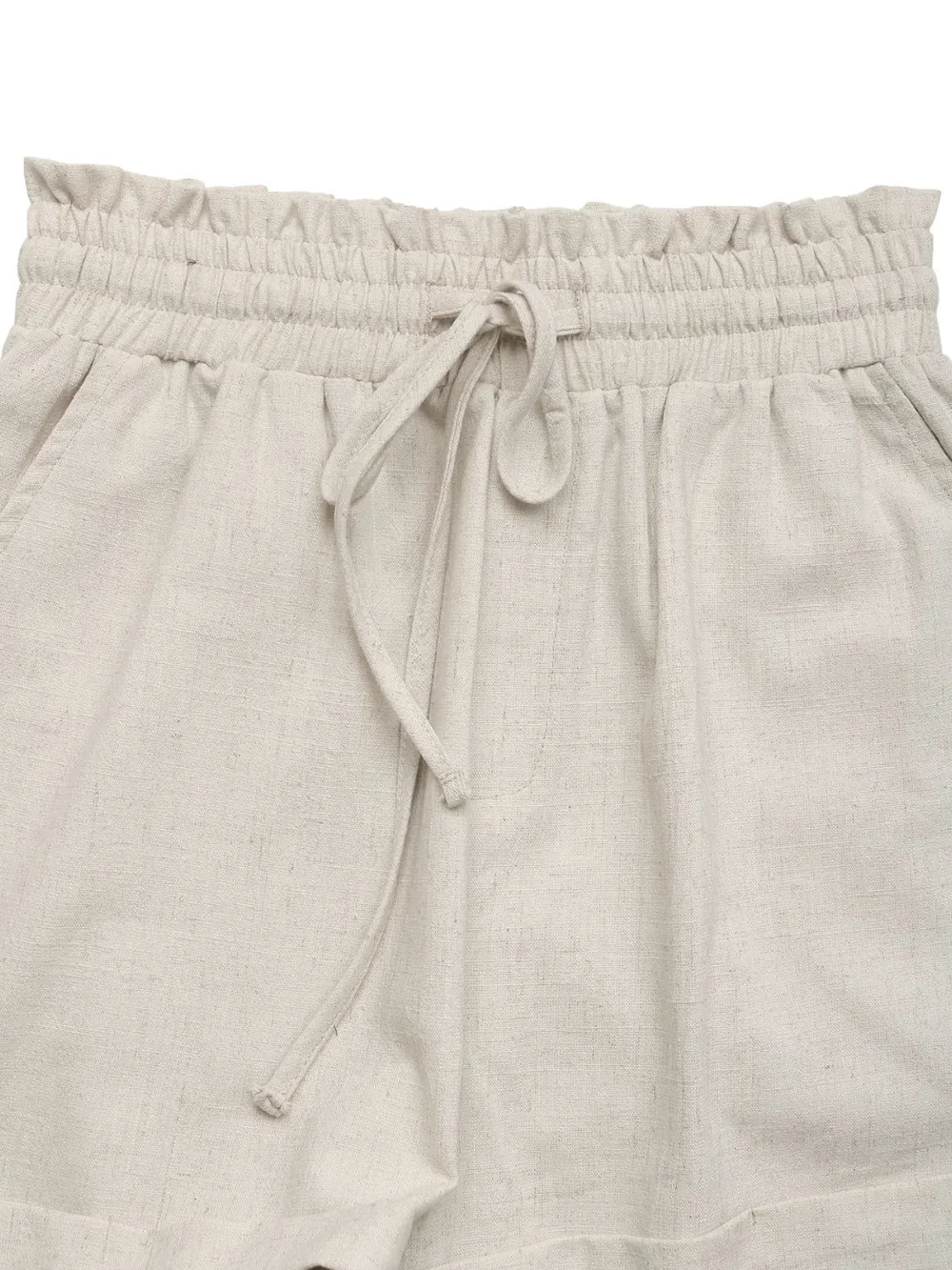 Frill Drawstring Shorts, image 2