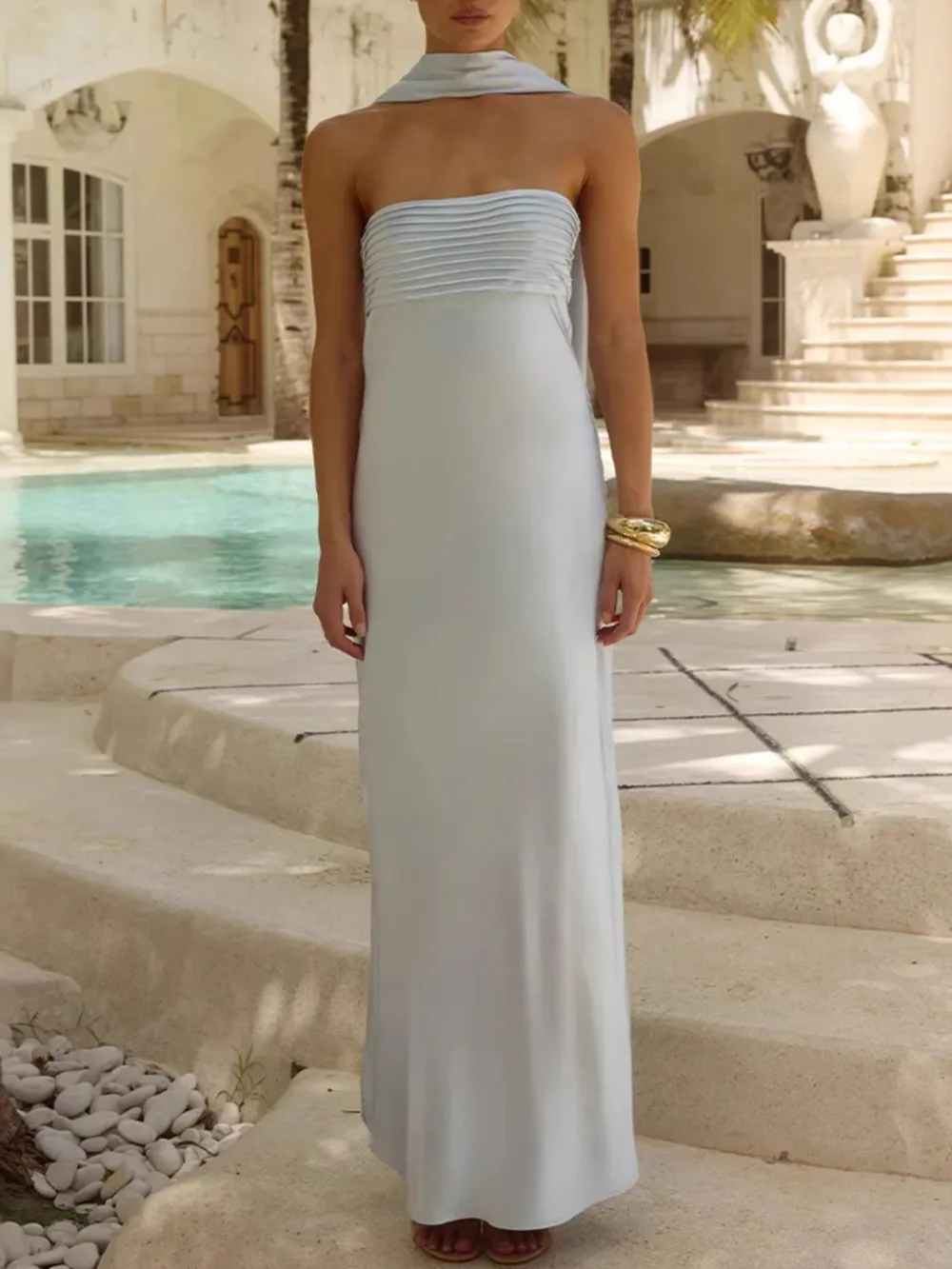 Tube Mermaid Maxi Dress, image 4